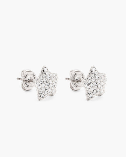 Marc Jacobs Marc Jacobs The Star Pave Stud Earrings Silver/Crystal Silver/crystal