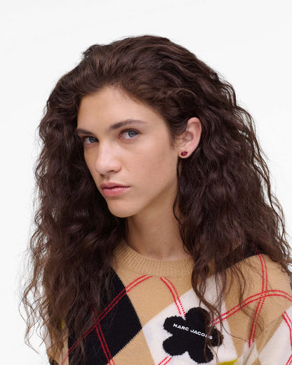 Marc Jacobs Marc Jacobs The Lips Stud Earrings Gold/Red Gold/red