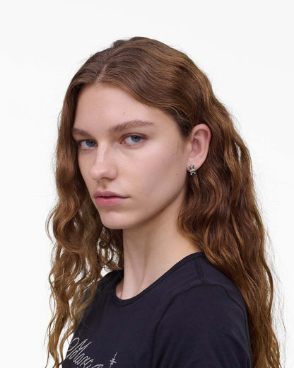 Marc Jacobs Marc Jacobs The Teddy Bear Stud Earrings Light Antique Silver Light Antique Silver