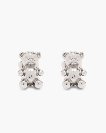 Marc Jacobs Marc Jacobs The Teddy Bear Stud Earrings Light Antique Silver Light Antique Silver