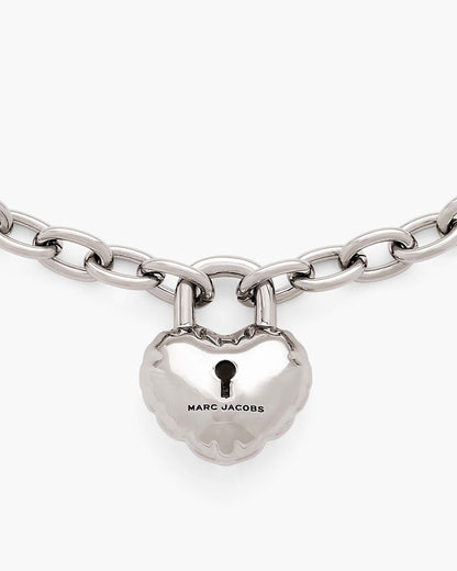 Marc Jacobs Marc Jacobs The Heart Balloon Necklace Light Antique Silver Light Antique Silver