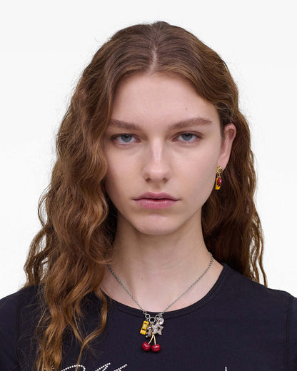 Marc Jacobs Marc Jacobs The Trinket Cluster Necklace Silver/Multi Silver/multi