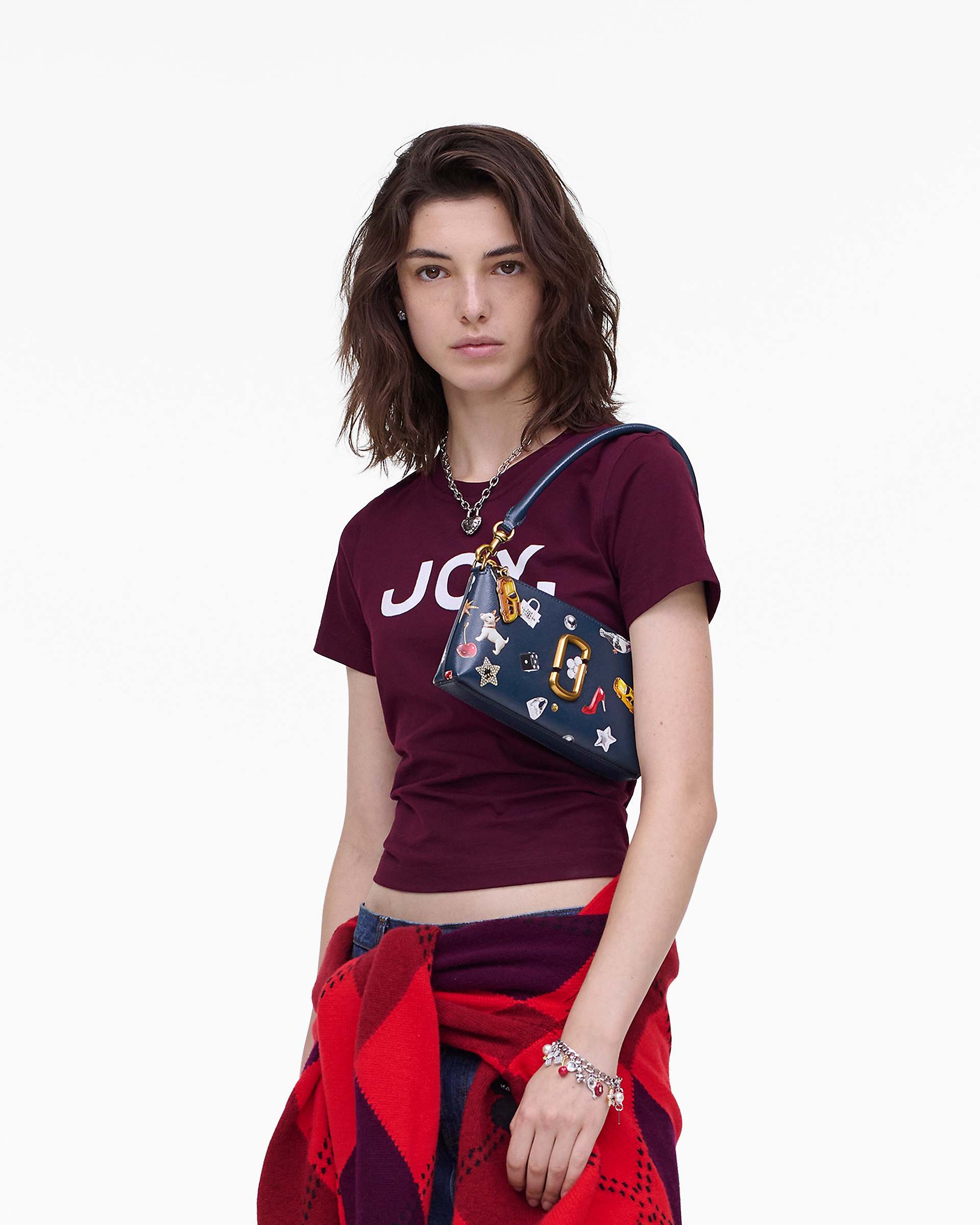 Marc Jacobs Marc Jacobs The Trinket Snapshot Convertible Shoulder Bag Navy Multi Navy Multi