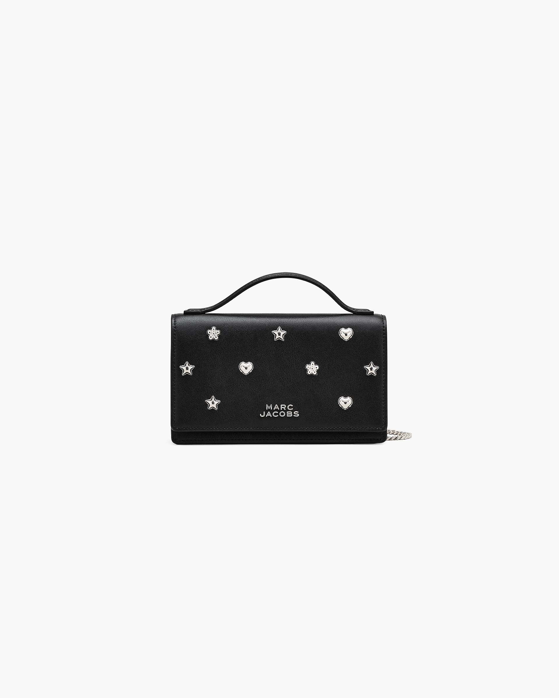 Marc Jacobs Marc Jacobs The Mini Icon Stud Glam Mirror Mini Bag Black Multi Black Multi
