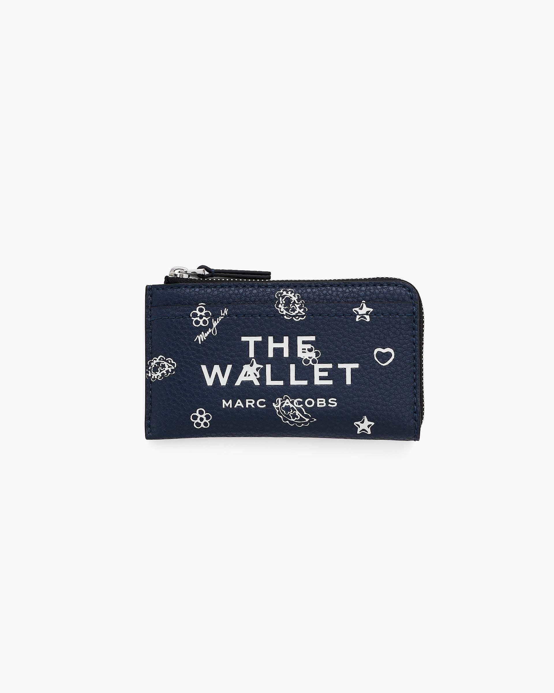 Marc Jacobs Marc Jacobs The Bandana Top Zip Multi Wallet Navy Multi Navy Multi