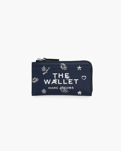 Marc Jacobs Marc Jacobs The Bandana Top Zip Multi Wallet Navy Multi Navy Multi