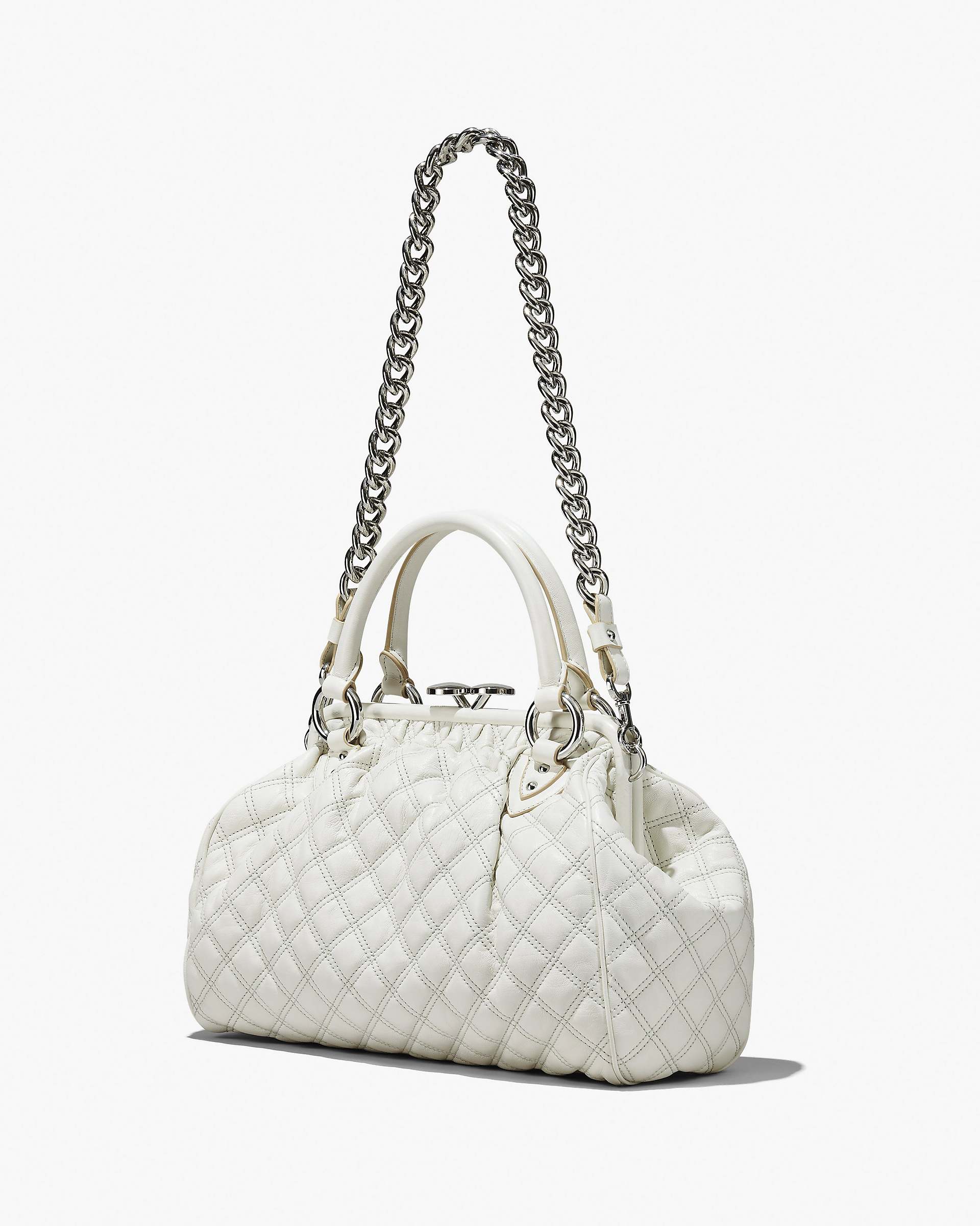 Marc Jacobs Marc Jacobs Re-Edition Quilted Leather Stam Bag Cloud White Cloud White