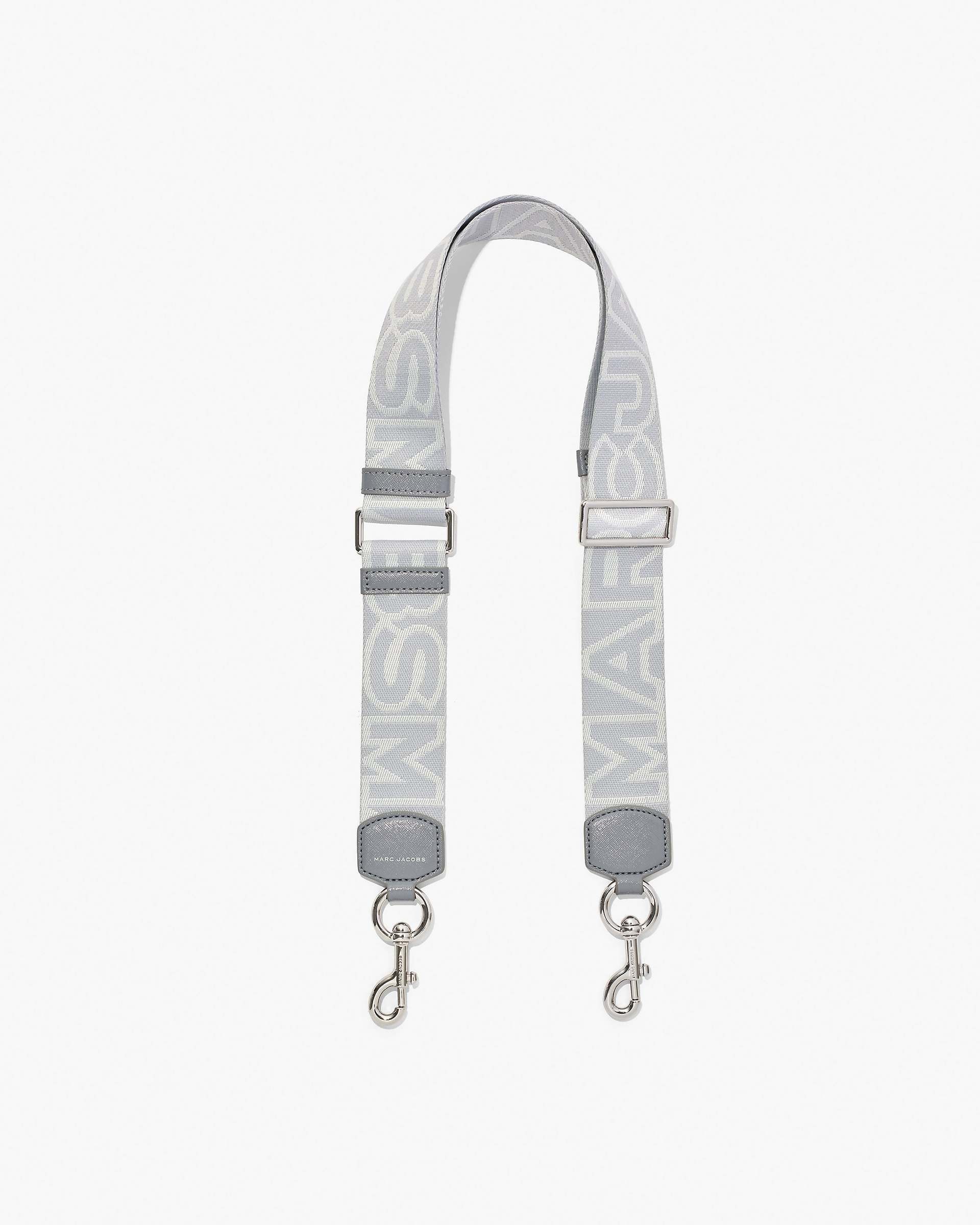 Marc Jacobs Marc Jacobs The Outline Logo Webbing Strap Wolf Grey Multi Wolf Grey Multi