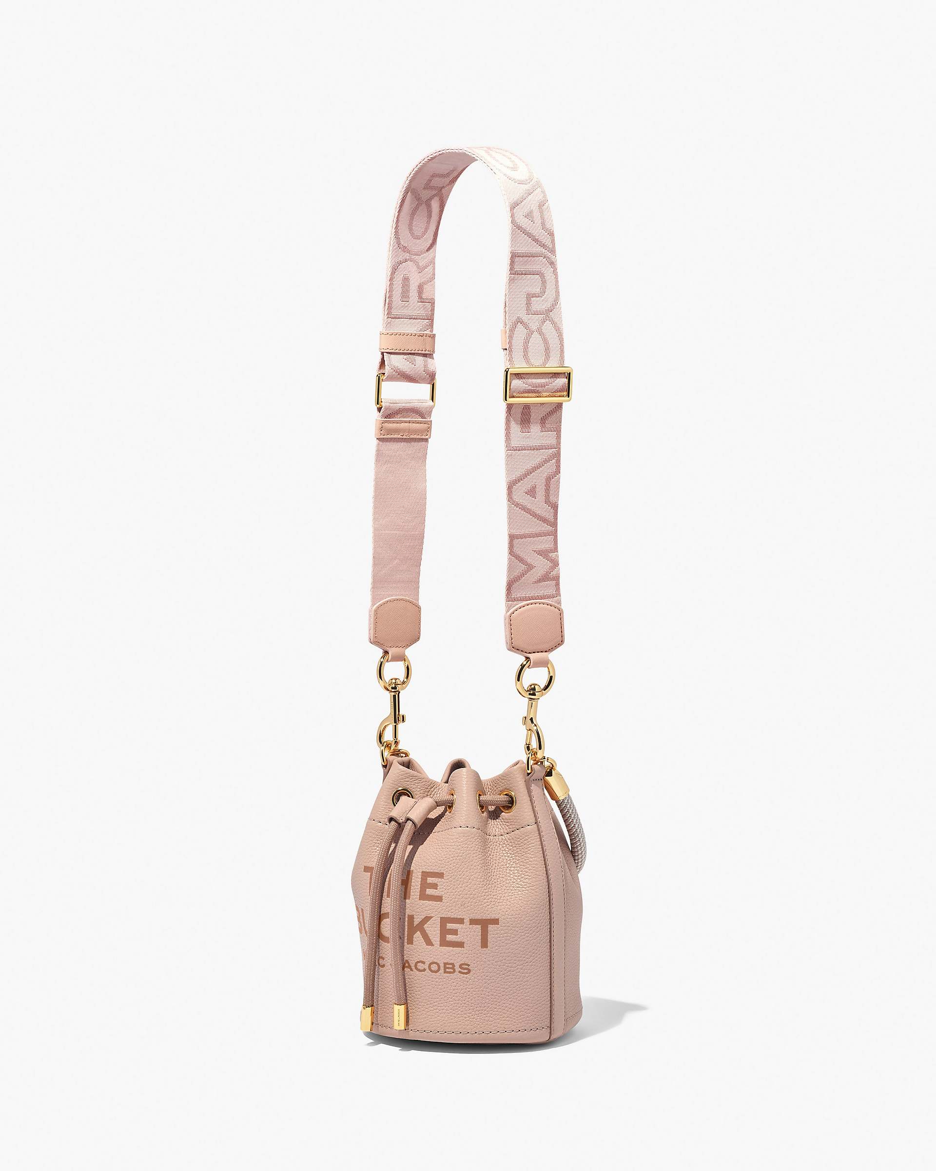 Marc Jacobs Marc Jacobs The Outline Logo Webbing Strap Rose Multi Rose Multi