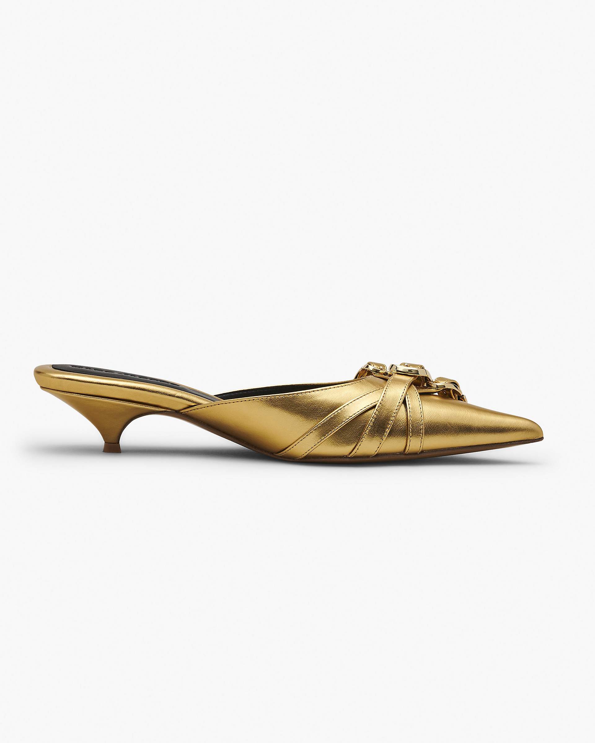 Marc Jacobs Marc Jacobs The Emma Kitten Heel Shiny Gold Shiny Gold