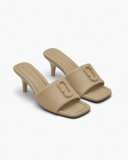 Marc Jacobs Marc Jacobs The Leather J Marc Heeled Sandal Camel Camel