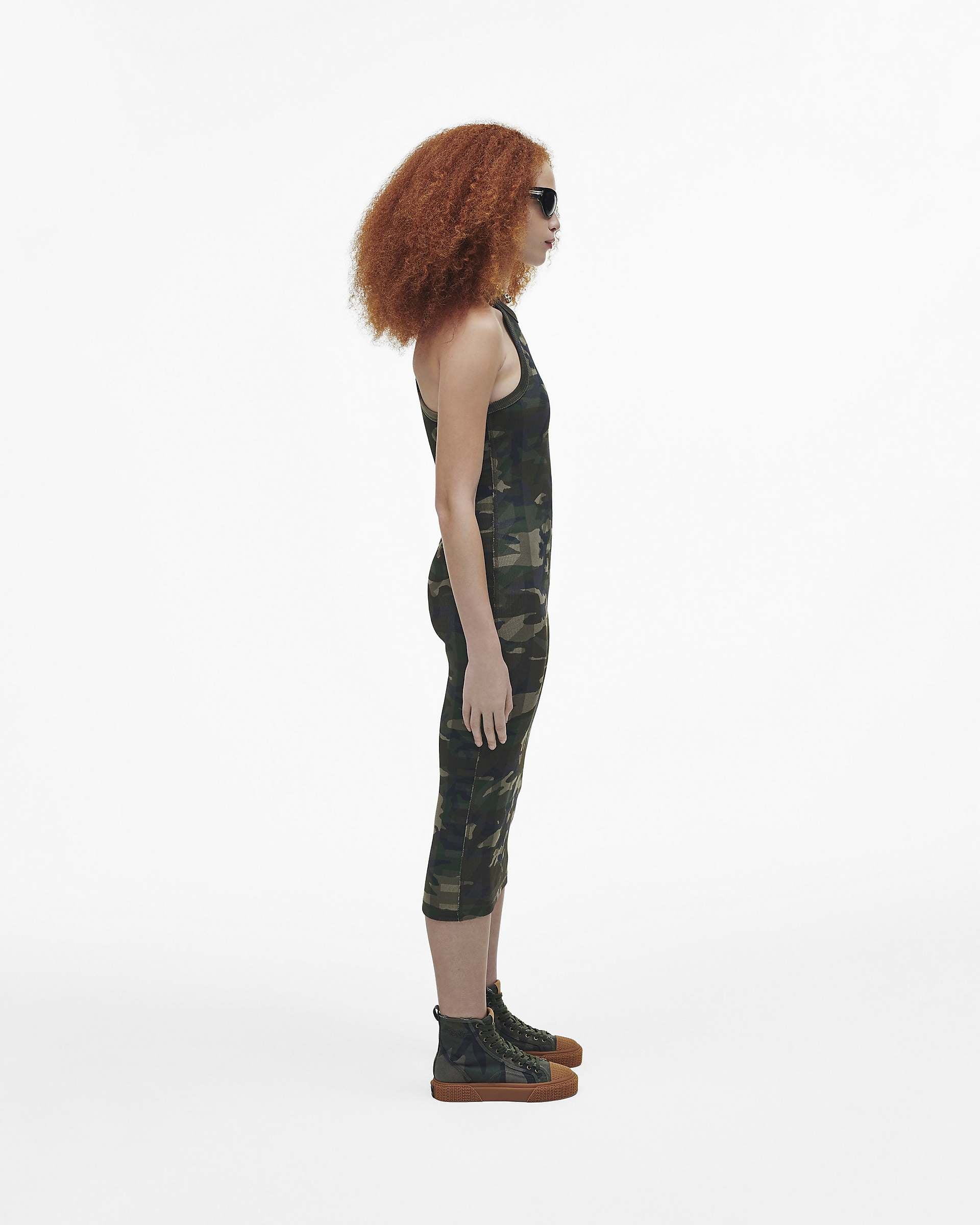 Marc Jacobs Marc Jacobs The Camo Jacquard High Top Sneaker Camo Multi Camo Multi