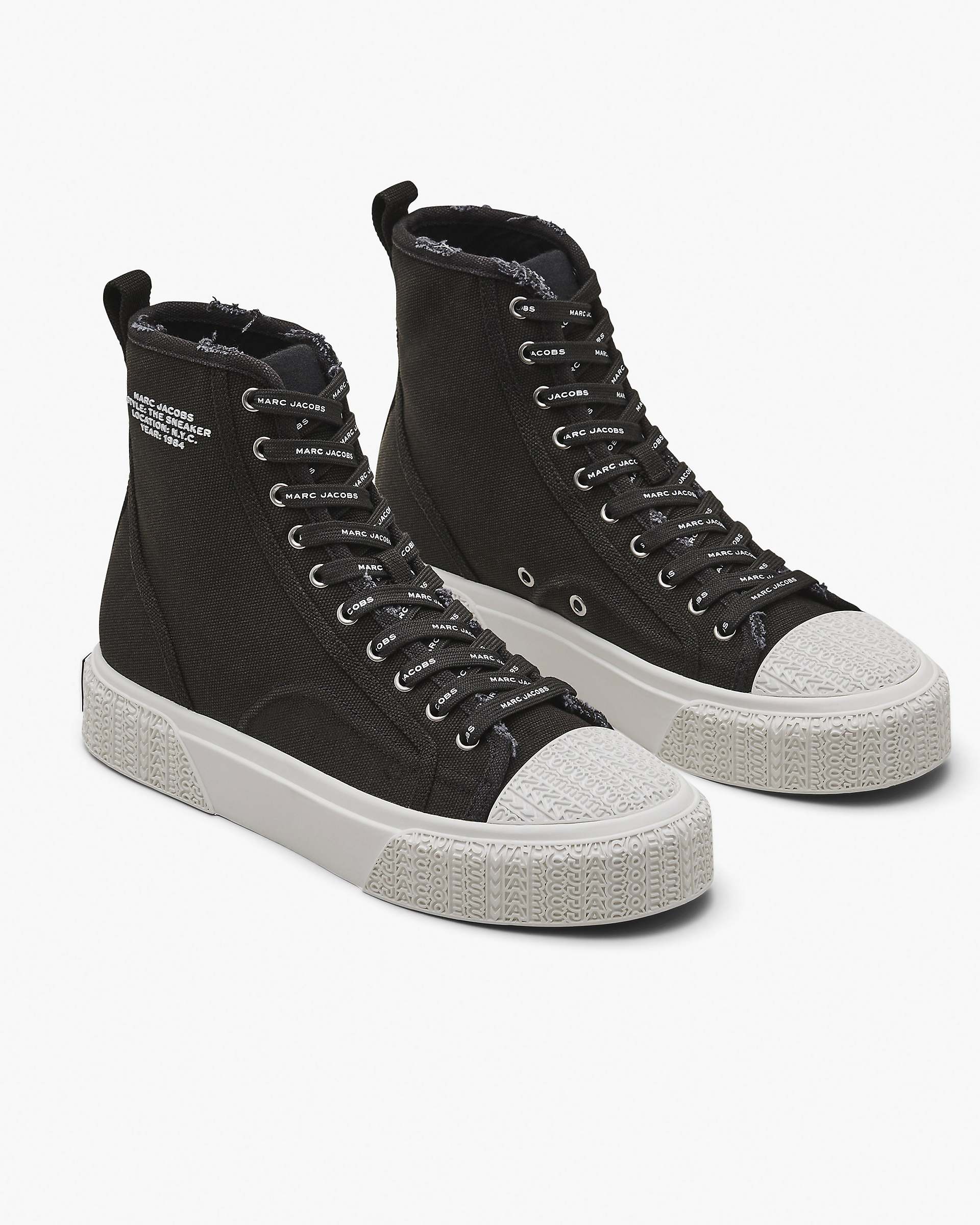 Marc Jacobs Marc Jacobs The High Top Sneaker Black Black