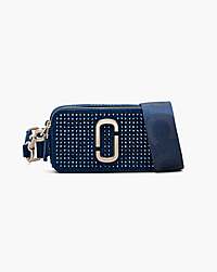 Marc Jacobs The Crystal Denim Snapshot Dark Wash Crystal