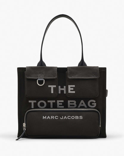 Marc Jacobs Marc Jacobs The Cargo Canvas Large Tote Bag Black Black