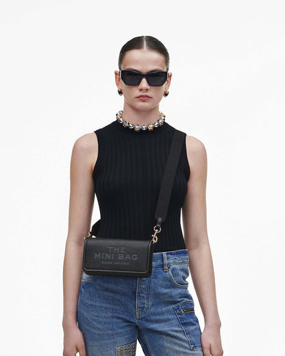 Marc Jacobs Marc Jacobs The Leather Mini Bag Black Black