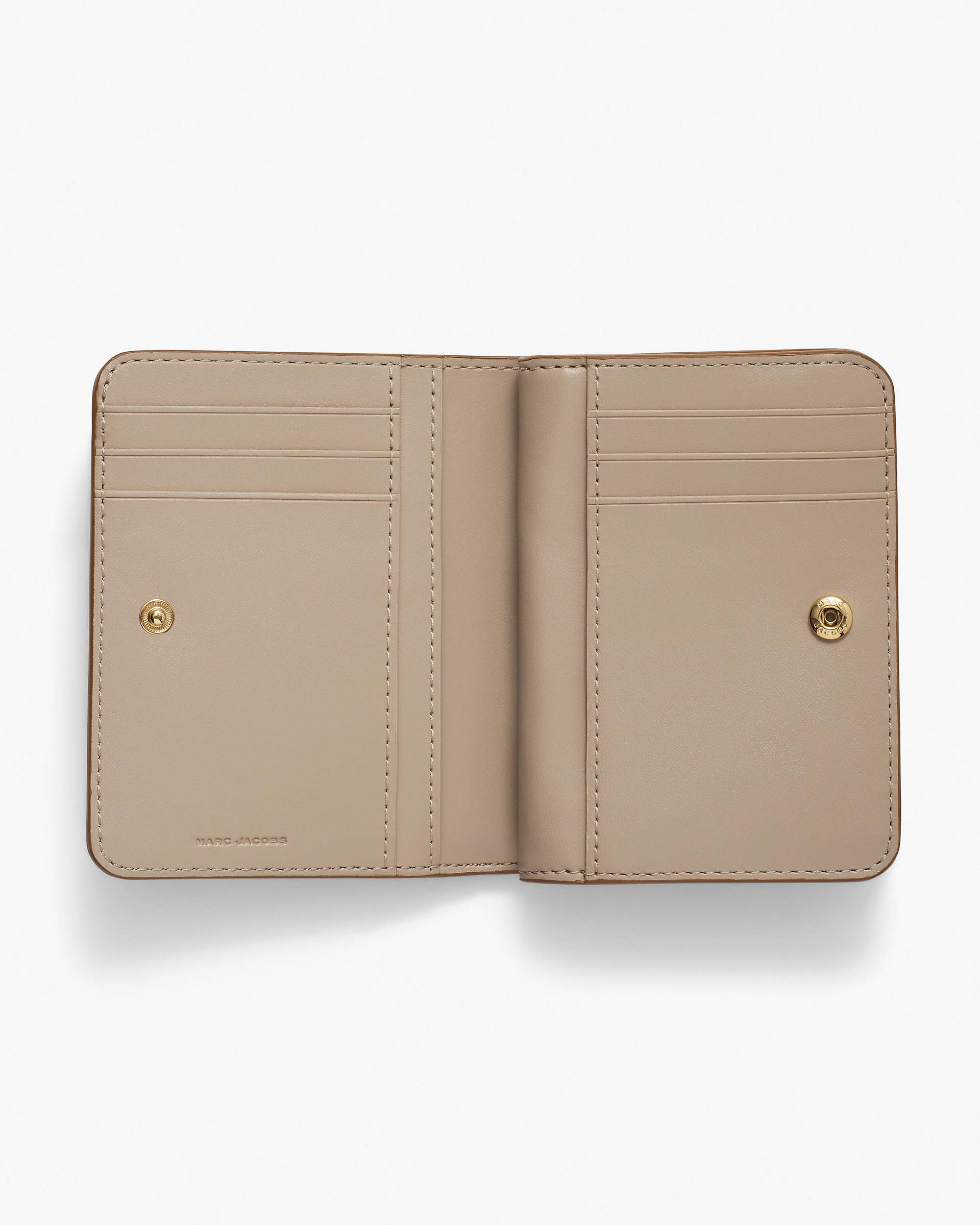 Marc Jacobs Marc Jacobs The Covered J Marc Mini Compact Wallet Camel Camel