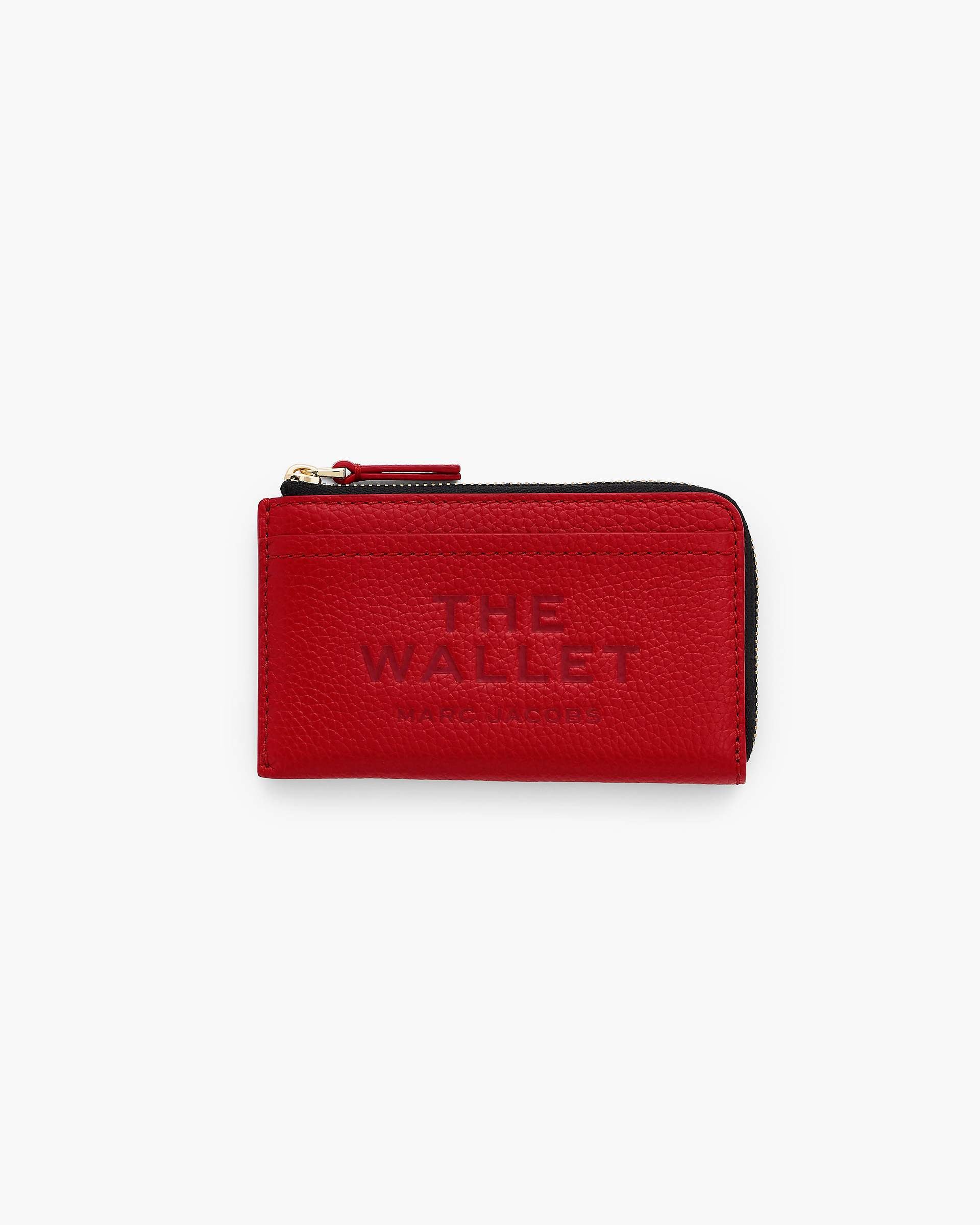 Marc Jacobs Marc Jacobs The Leather Top Zip Multi Wallet True Red True Red