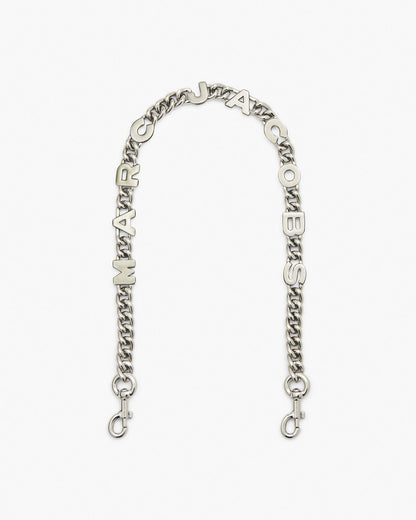 Marc Jacobs Marc Jacobs The Logo Chain Shoulder Strap Nickel Nickel
