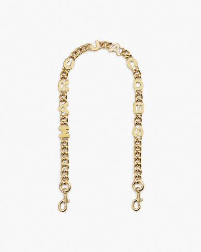 Marc Jacobs Marc Jacobs The Logo Chain Shoulder Strap Gold Gold