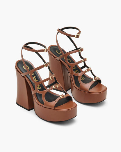 Marc Jacobs Marc Jacobs The Kiki Platform Sandal Brandy Brandy