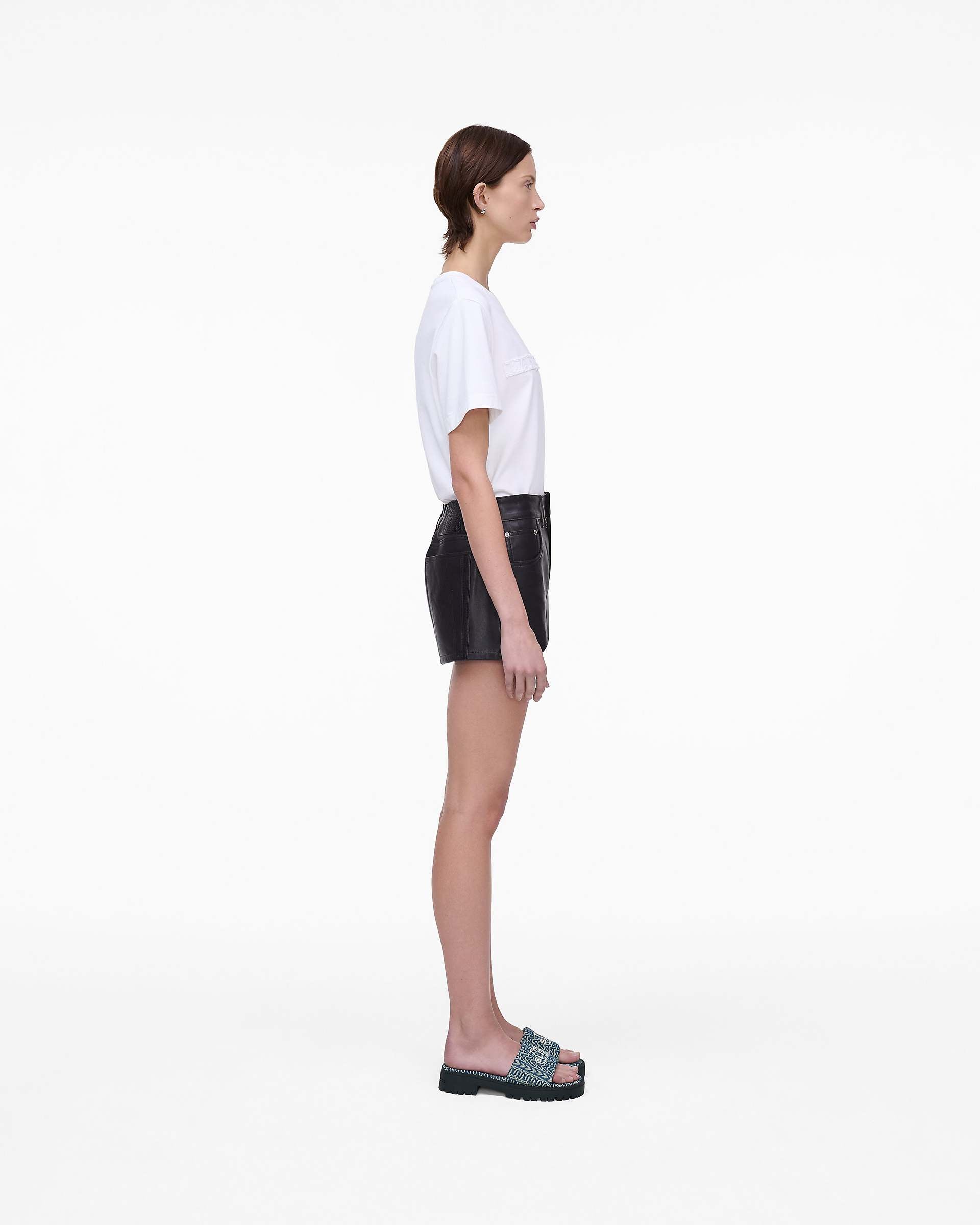 Marc Jacobs Marc Jacobs The Denim Monogram Lug Sole Slide Sun Faded Denim Sun Faded Denim