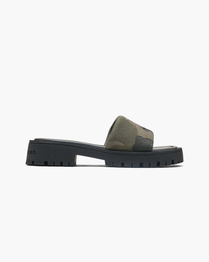 Marc Jacobs Marc Jacobs The Camo Jacquard Lug Sole Slide Camo Multi Camo Multi