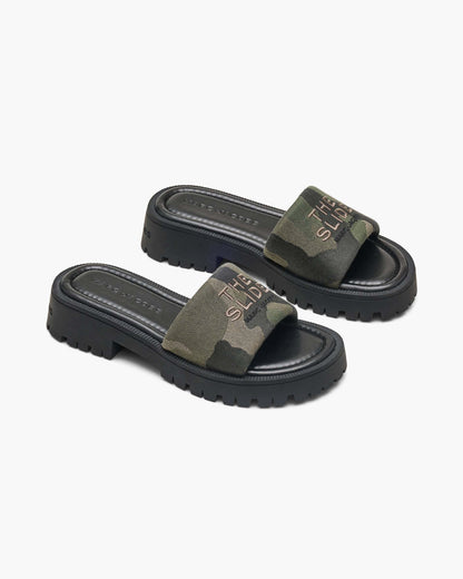 Marc Jacobs Marc Jacobs The Camo Jacquard Lug Sole Slide Camo Multi Camo Multi