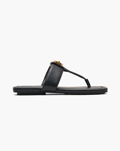 Marc Jacobs Marc Jacobs The Dual T-Strap Sandal Black Black