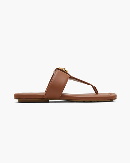 Marc Jacobs Marc Jacobs The Dual T-Strap Sandal Brandy Brandy