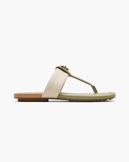 Marc Jacobs Marc Jacobs The Colorblock Dual T-Strap Sandal Reed Multi Reed Multi