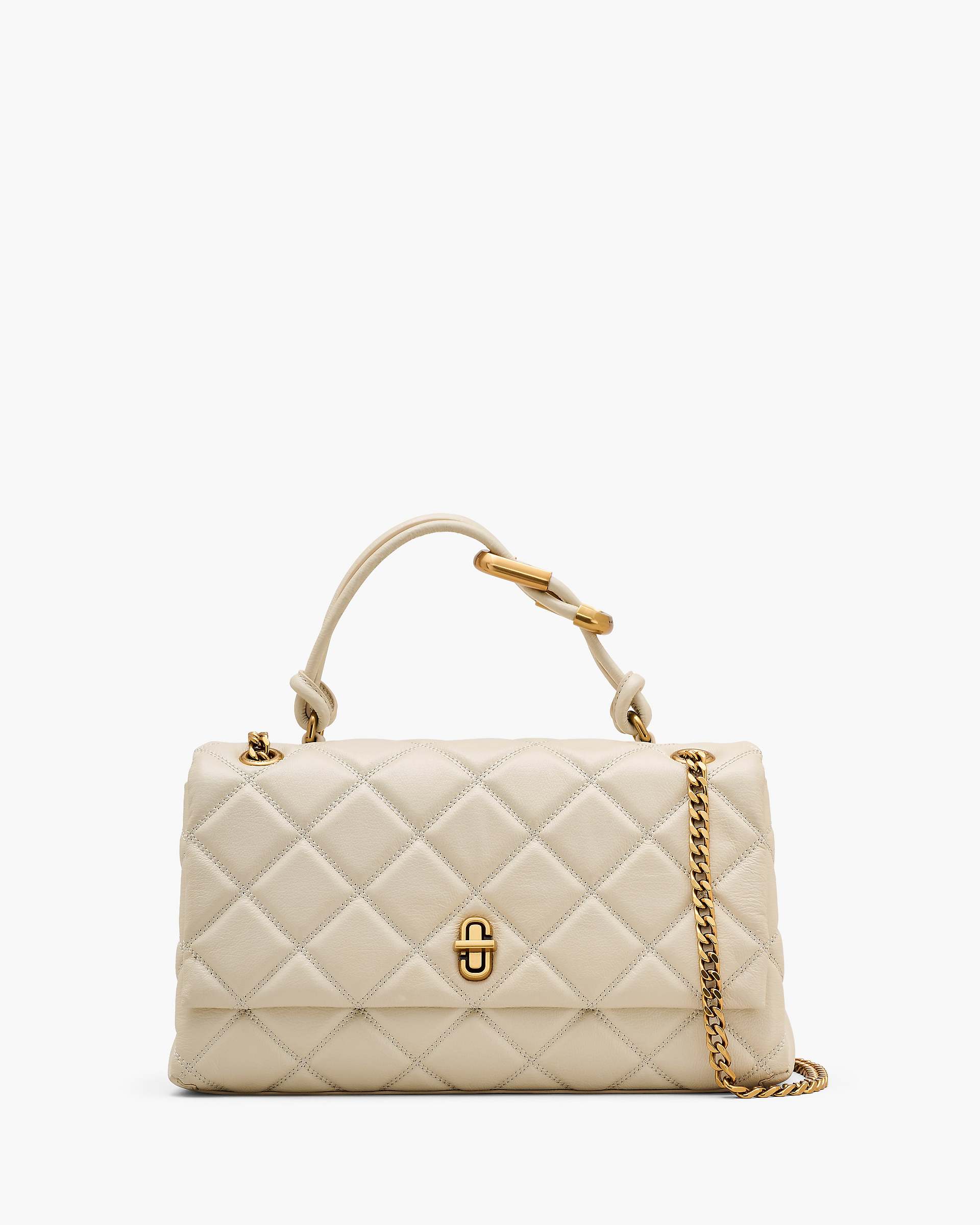 Marc Jacobs Marc Jacobs The Quilted Dual Convertible Shoulder Bag Cloud White Cloud White