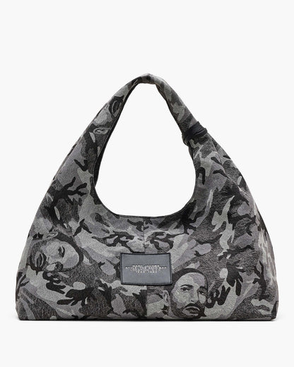 Marc Jacobs Marc Jacobs The Marc Camo Denim XL Sack Bag Grey Wash Grey Wash