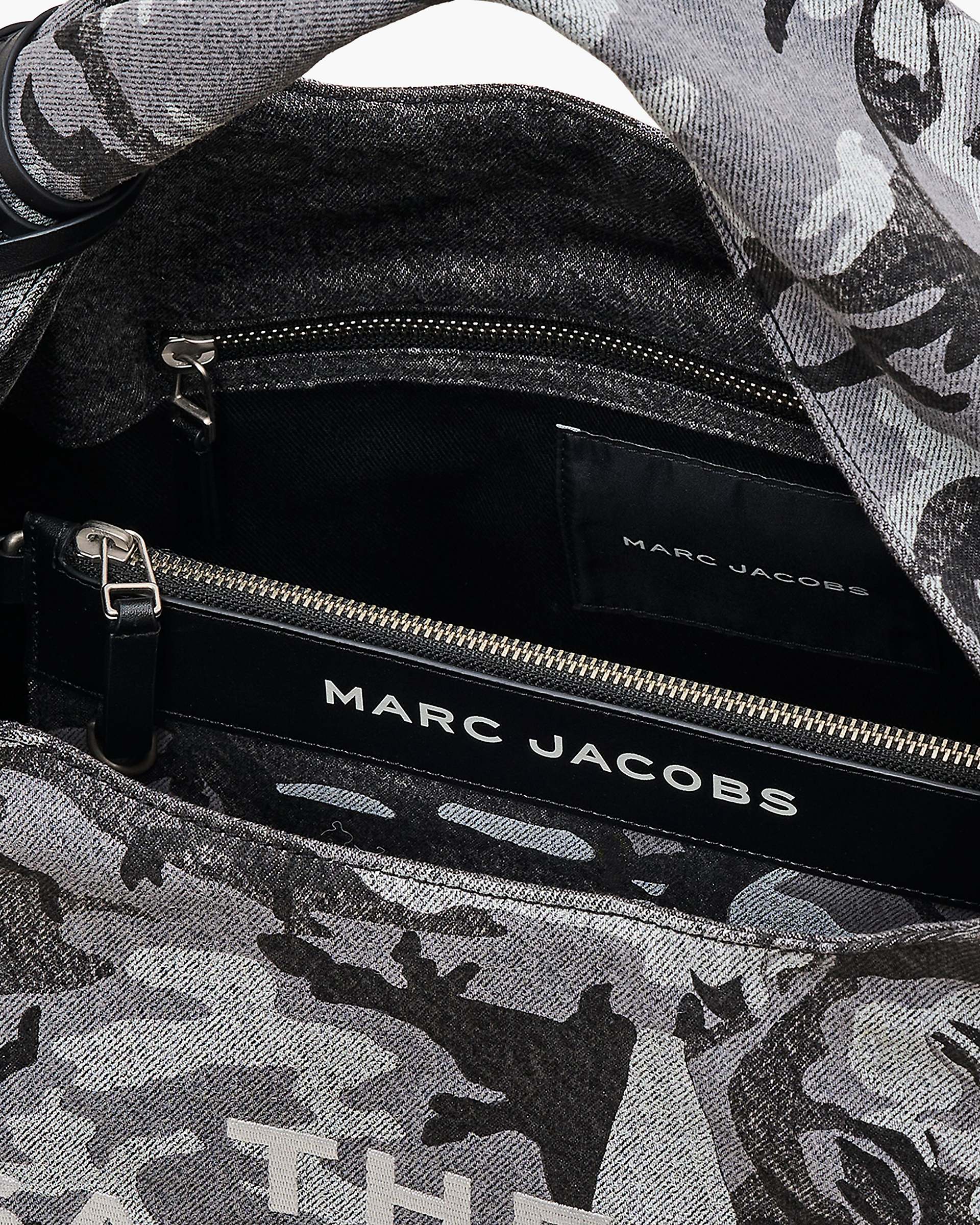Marc Jacobs Marc Jacobs The Marc Camo Denim XL Sack Bag Grey Wash Grey Wash