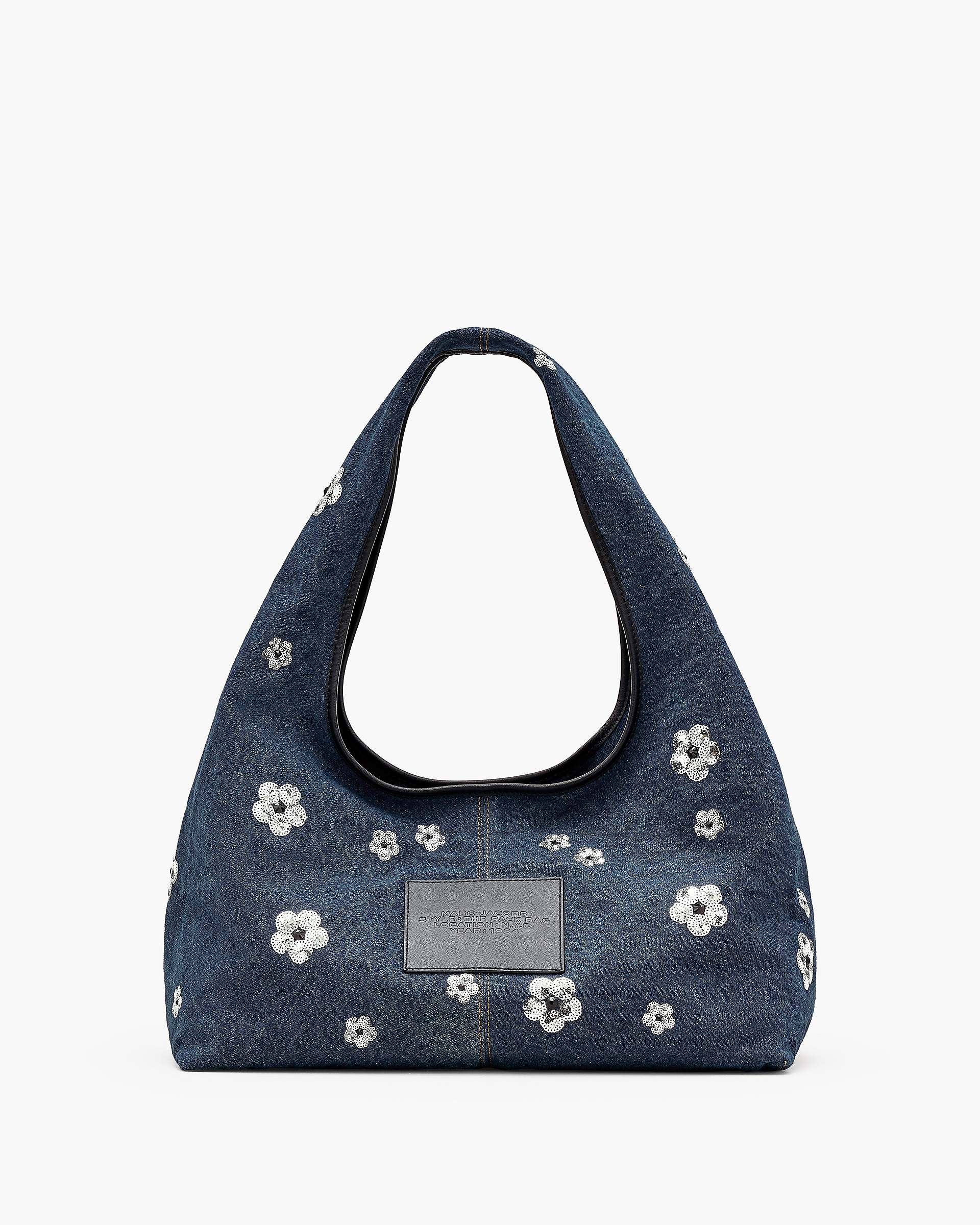 Marc Jacobs Marc Jacobs The Sequin Daisy Denim Sack Bag Vintage Indigo Vintage Indigo