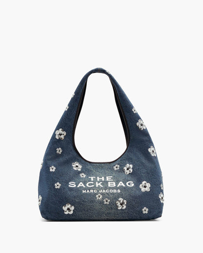 Marc Jacobs Marc Jacobs The Sequin Daisy Denim Sack Bag Vintage Indigo Vintage Indigo