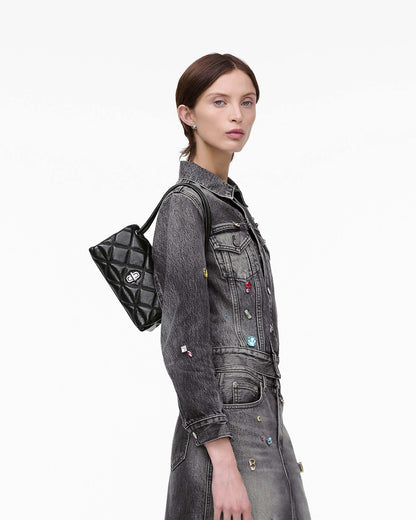 Marc Jacobs Marc Jacobs The Quilted Mini Dual Shoulder Bag Black Black