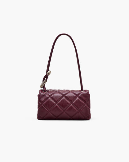 Marc Jacobs Marc Jacobs The Quilted Mini Dual Shoulder Bag Dark Plum Dark Plum