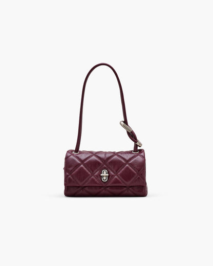 Marc Jacobs Marc Jacobs The Quilted Mini Dual Shoulder Bag Dark Plum Dark Plum