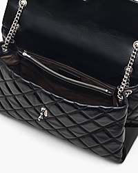 Marc Jacobs The Quilted Xl Dual Convertible Shoulder Bag Black