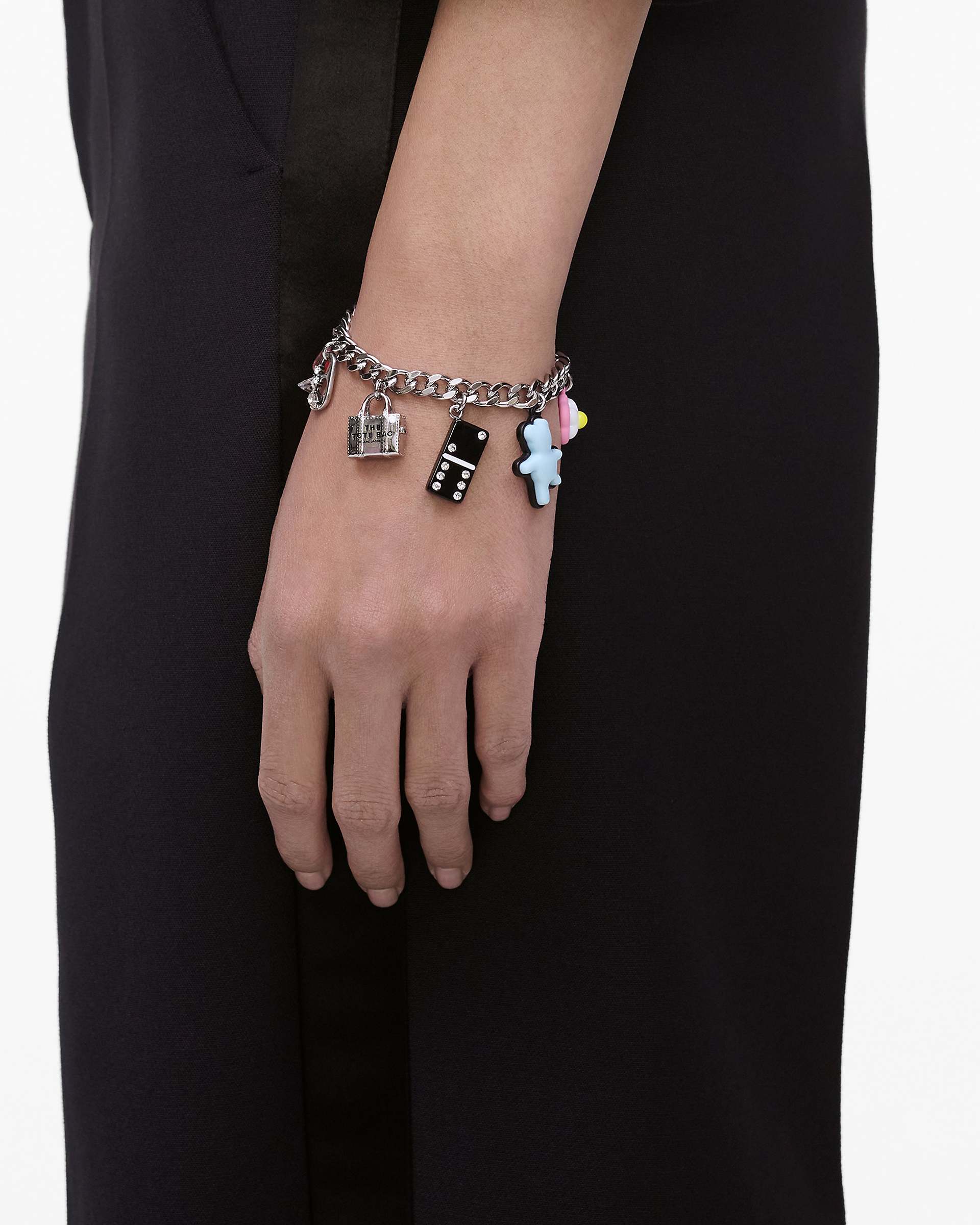 Marc Jacobs Marc Jacobs The Sticker Charm Bracelet Silver Multi Silver Multi