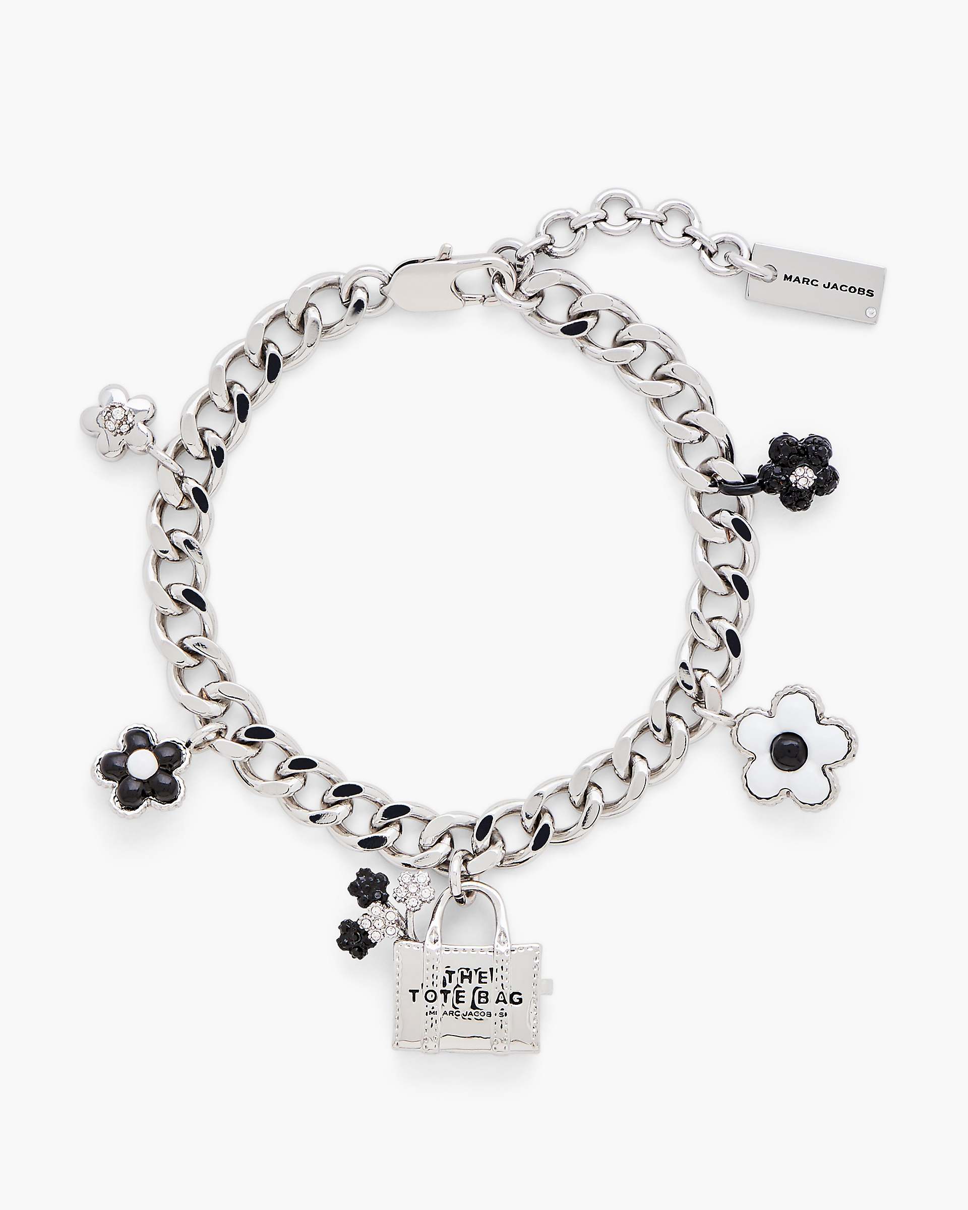 Marc Jacobs Marc Jacobs The Daisy Balloon Charm Bracelet Black/White Black/white