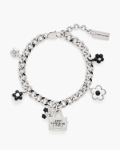 Marc Jacobs Marc Jacobs The Daisy Balloon Charm Bracelet Black/White Black/white