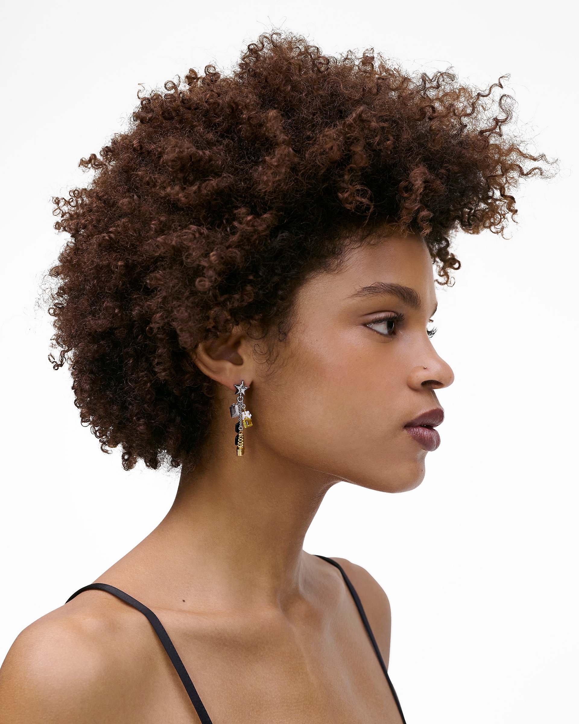 Marc Jacobs Marc Jacobs The Mini Icon Charm Earrings Gold/Silver Gold/silver