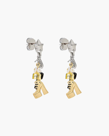 Marc Jacobs Marc Jacobs The Mini Icon Charm Earrings Gold/Silver Gold/silver