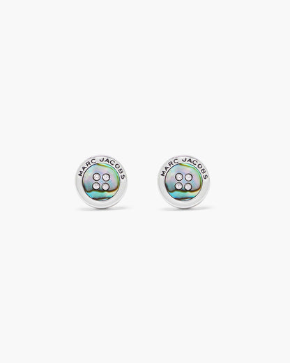 Marc Jacobs Marc Jacobs The Button Abalone Stud Earrings Silver/Abalone Silver/abalone