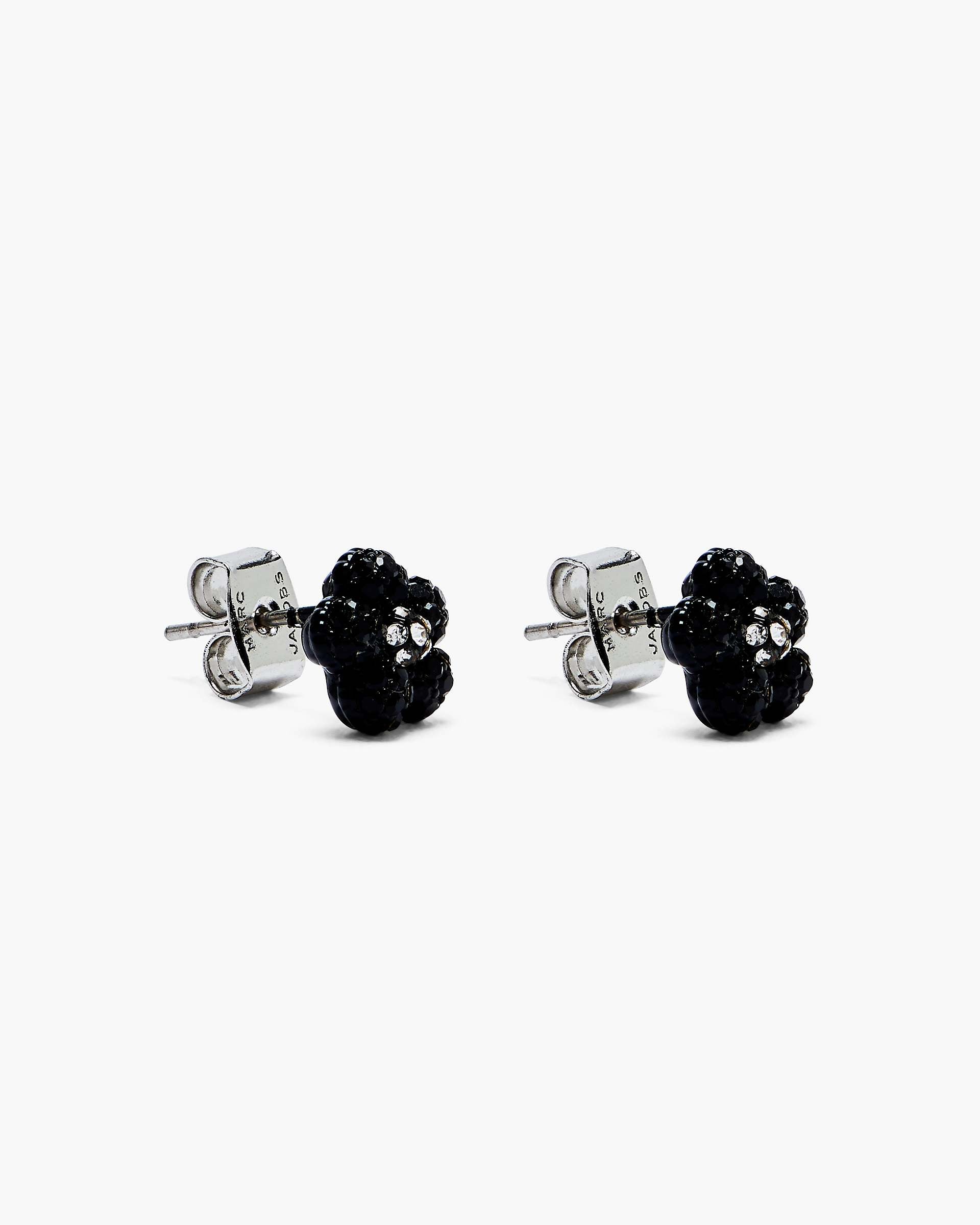Marc Jacobs Marc Jacobs The Daisy Pave Earrings Black/Crystal Black/crystal