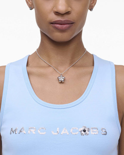 Marc Jacobs Marc Jacobs The Daisy Balloon Necklace Light Antique Silver Light Antique Silver