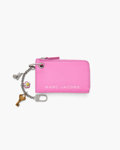 Marc Jacobs Marc Jacobs The Top Zip Charm Wallet Bow Pink Bow Pink