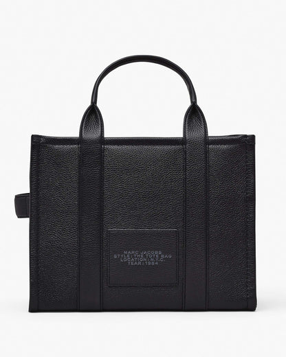 Marc Jacobs Marc Jacobs The Leather Medium Tote Bag Black Black